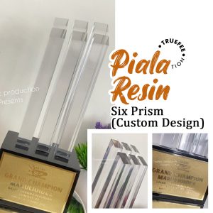 Piala Resin Six Prism
