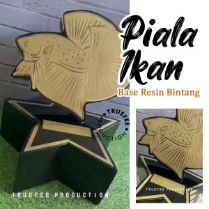 Piala Resin Kuningan Base Bintang
